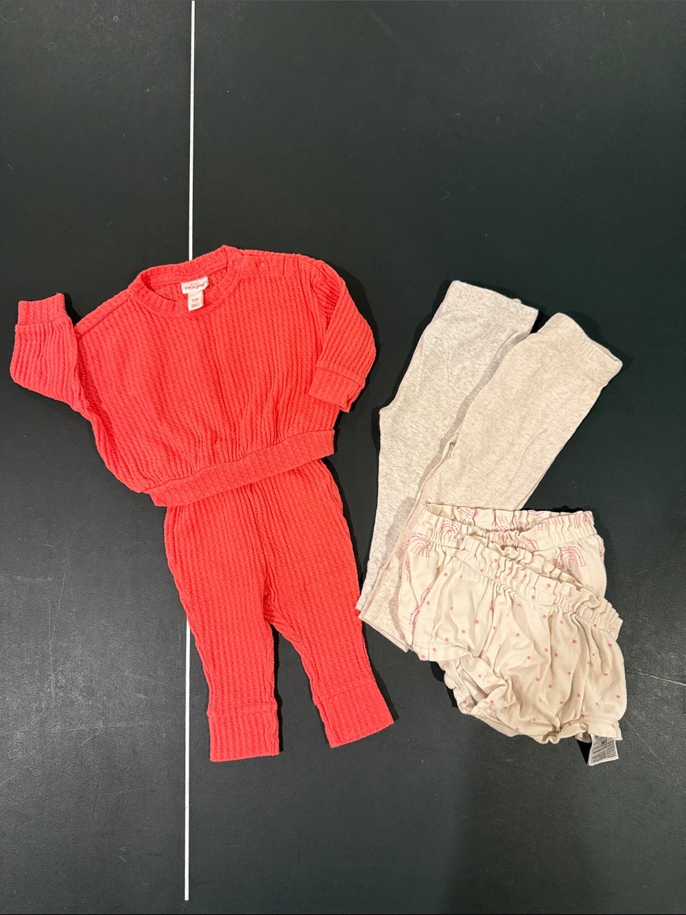 Cozy baby outfit bundle! Matching set, neutral, joggers, and gap bloomers